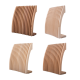 Sauna backrest-headrest, alder