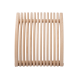 Sauna backrest-headrest, abachi