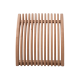 Sauna backrest-headrest, alder