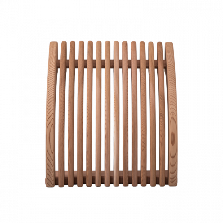 Sauna backrest-headrest, cedar