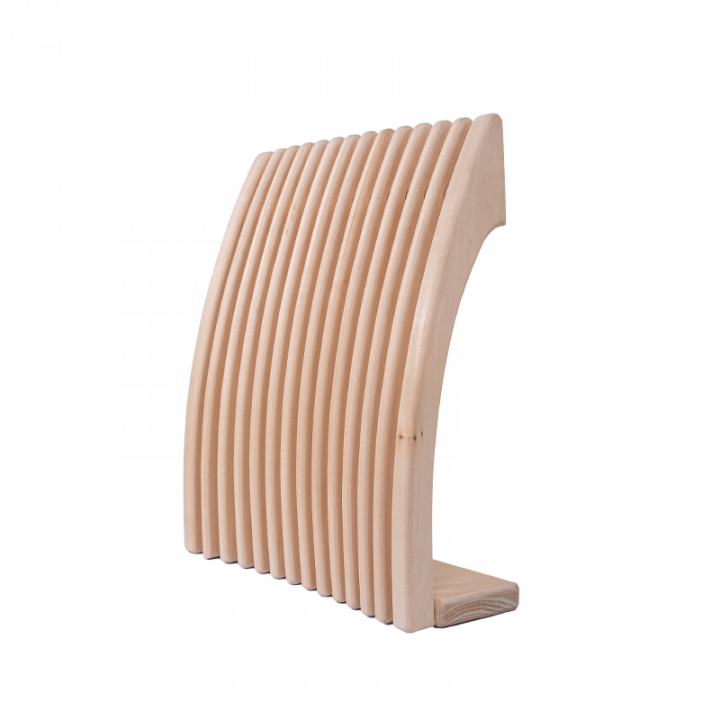 Sauna backrest-headrest, linden