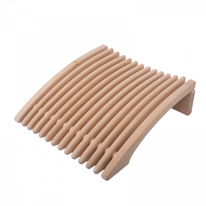 Sauna backrest-headrest, linden