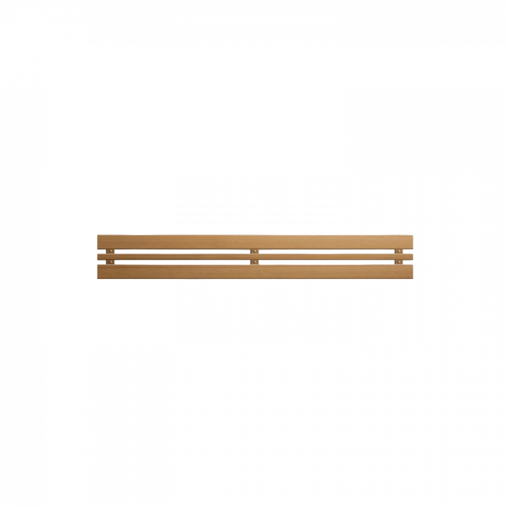 Backrest, thermo aspen, 28x300x1750-2400mm