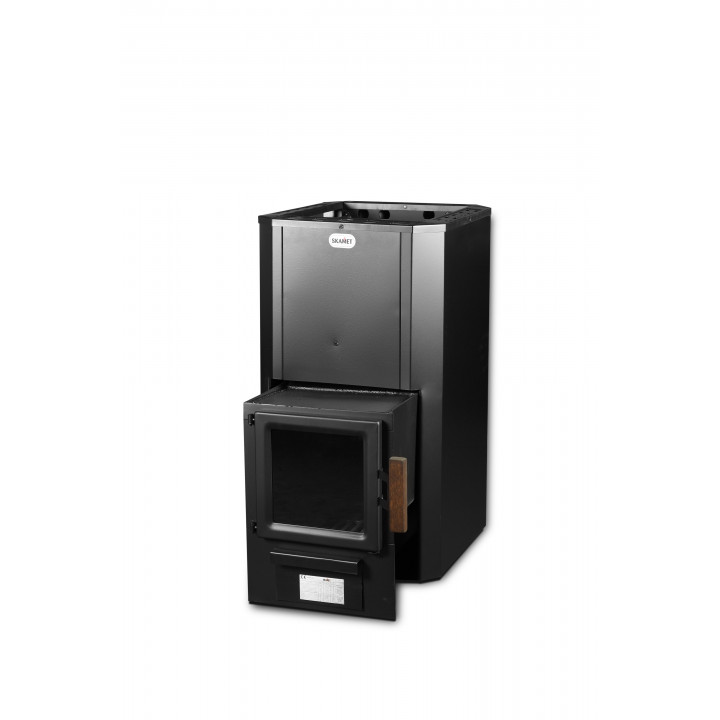 Woodburning sauna stove - SKAMET P-220 BT, Without glass doors, Back