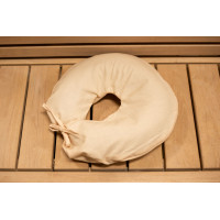 Sauna procedure pillow, sand color, 30 × 30 cm