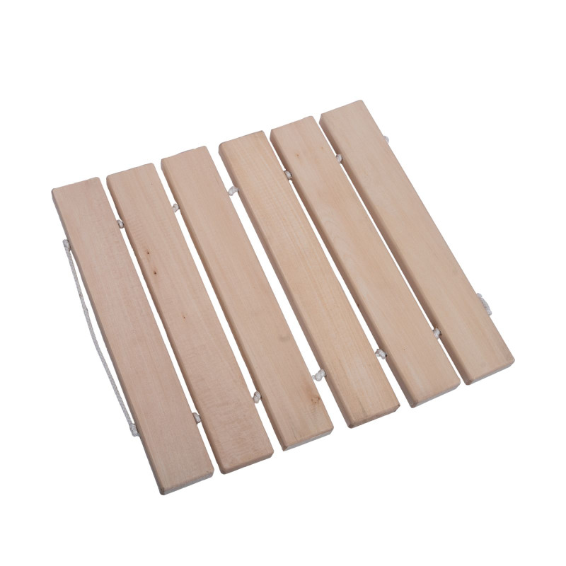 Hanging wooden seat, linden