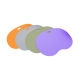Color Sauna Seats, 4 psc.
