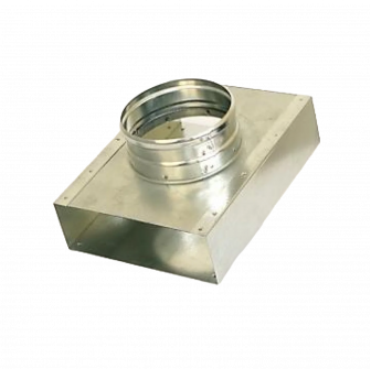 Side transition – 90°, diameter 100 mm