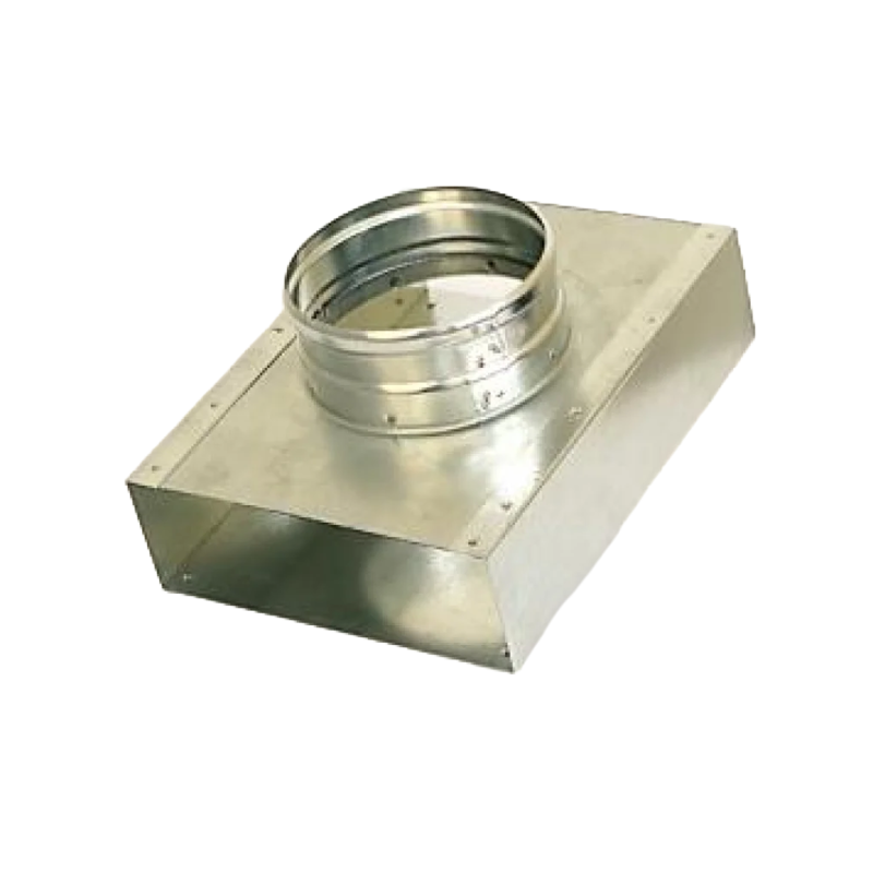 Side transition – 90°, diameter 100 mm