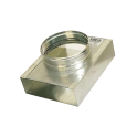 Side transition - 90°, diameter 120 mm - 0