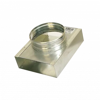 Side transition - 90°, diameter 120 mm