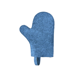 Glove for sauna, gray 