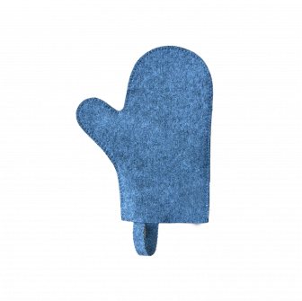 Glove for sauna, gray