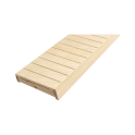 Sauna bench, Aspen / Alder, 600x1600-2400 mm - 10