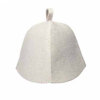 Sauna hat - white