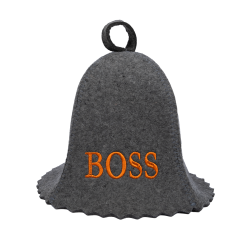 Sauna hat - BOSS, gray  Sauna hat - BOSS, gray