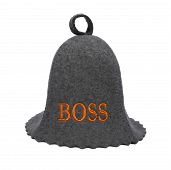 Sauna hat - BOSS, gray