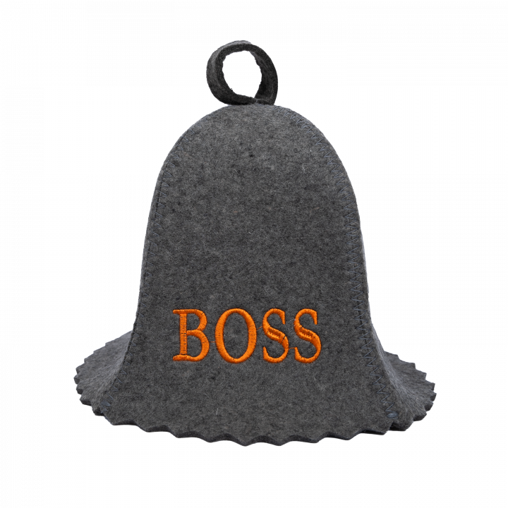 Sauna hat - BOSS, gray
