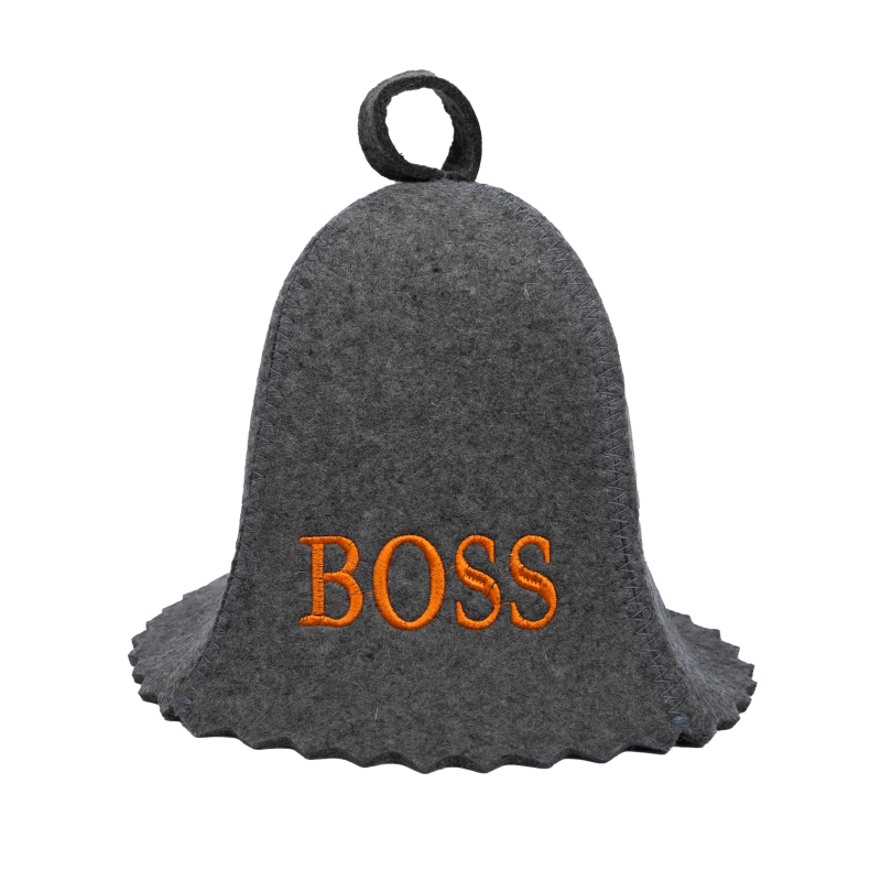 Sauna hat - BOSS, gray