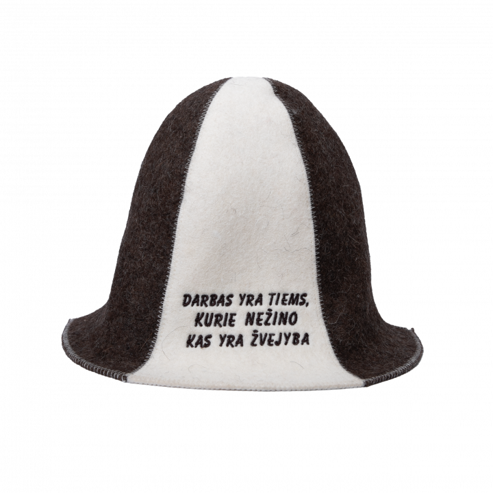 Sauna hat - For fishermen, striped