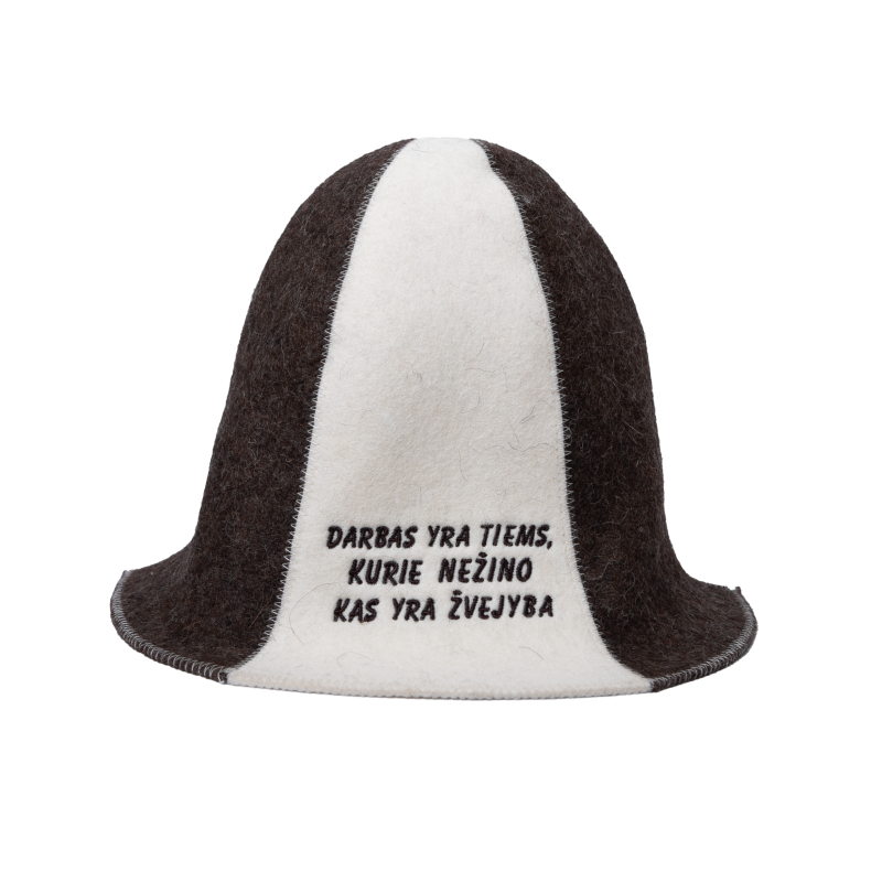 Sauna hat - For fishermen, striped