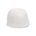 Sauna hat - White, woolen - 0