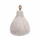 Gift set in a gift box for HER. Women's sauna hat and apron - LINEN, embroidered
