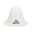 Sauna hat - Miss Vanta, white - 0