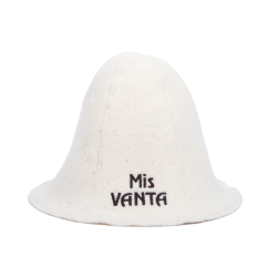 Sauna hat - Miss Vanta, white
