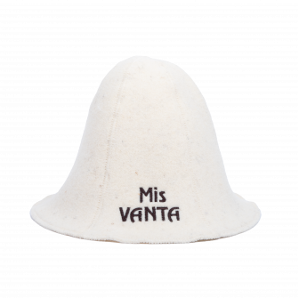 Sauna hat - Miss Vanta, white