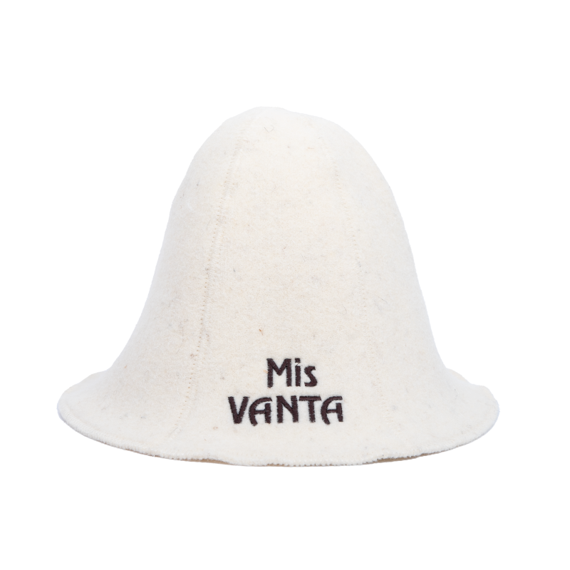 Sauna hat - Miss Vanta, white