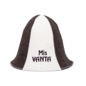 Sauna hat - MISS VANTA, striped - 0 Sauna hat - MISS VANTA, striped - 0