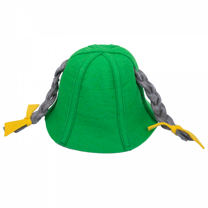 Children's sauna hat - Pepe, green