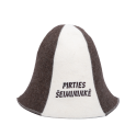 Sauna hat - PIRTIES ŠEIMININKĖ, striped - 0 Sauna hat - PIRTIES ŠEIMININKĖ, striped - 0