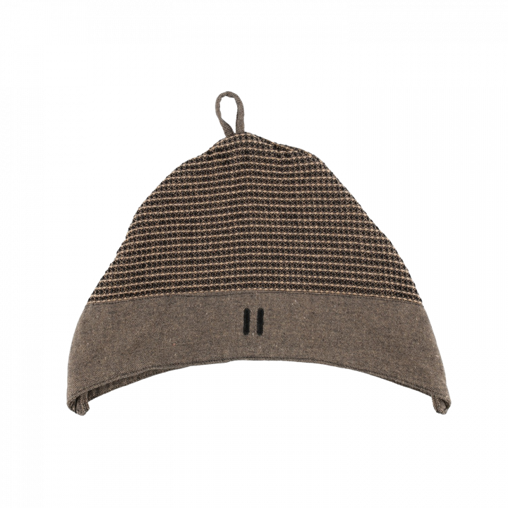 Gift set in a gift box RENTO KENNO FOR HIM. Cotton hat and apron, brown