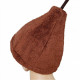 Gift set in a gift box for HIM. Men's sauna hat and apron - BROWN