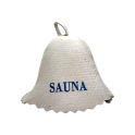 Sauna hat - SAUNA, with blue lettering - 0