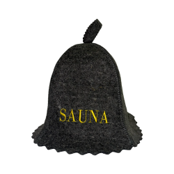 Sauna hat - SAUNA, gray  Sauna hat - SAUNA, gray