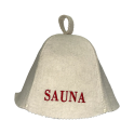 Sauna hat - Sauna, with red lettering - 0