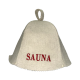 Sauna hat - Sauna, with red lettering
