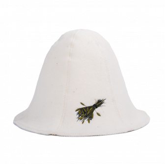 Sauna hat - SAUNA WHISK, white