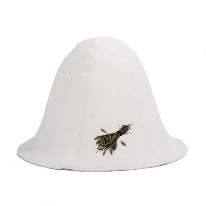 Sauna hat - SAUNA WHISK, white