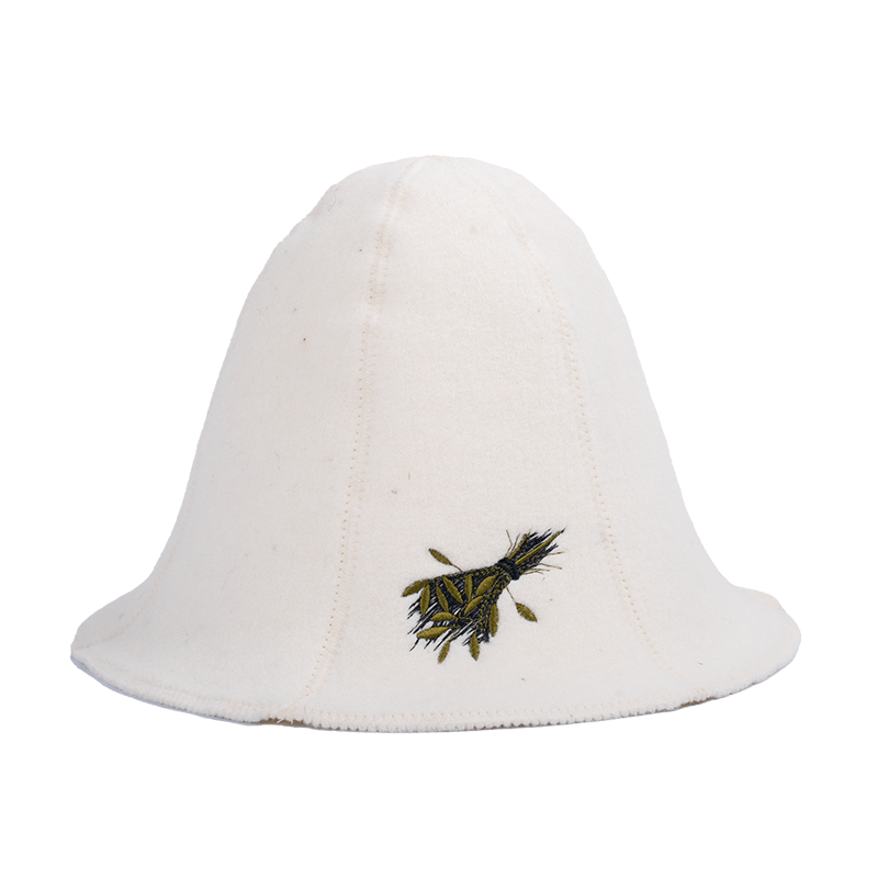 Sauna hat - SAUNA WHISK, white Sauna hat - SAUNA WHISK, white