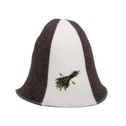 Sauna hat - SAUNA WHISK, striped  Sauna hat - SAUNA WHISK, striped