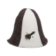 Sauna hat - SAUNA WHISK, striped