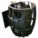 Woodburning sauna stove - TEPLODAR BARREL 12 with glass door - 4