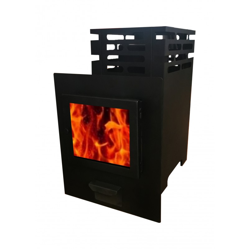 Woodburning sauna stove - LATVIA 14 PANORAMA