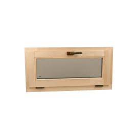 Sauna window 1000x500, hinged 
