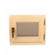 Sauna window 600x500, horizontal