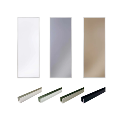Sauna window with U-profile frame 